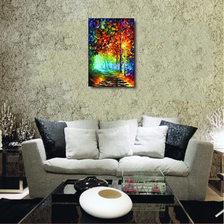 Tranh in Canvas sơn dầu