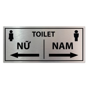 Bảng nhà vệ sinh nam, nữ