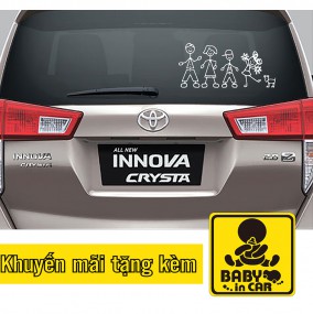 Decal dán sườn xe hơi