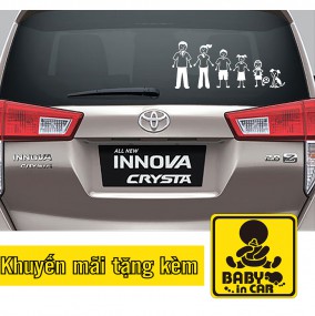 Decal dán sườn xe hơi trang trí