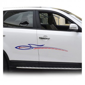 Decal dán sườn xe ô tô