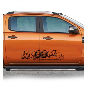 Decal dán trang trí xe phong cách