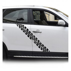 Decal trang trí sườn xe