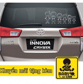 Decal trang trí sườn xe hơi phong cách