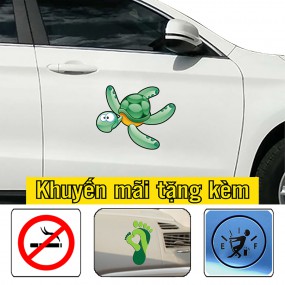 Decal trang trí sườn xe ô tô mới lạ