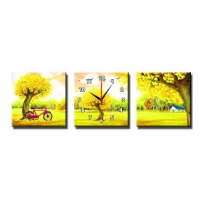 Đồng Hồ BỘ 3 CẢNH MÙA HÈ