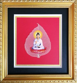 Lá bồ đề hình phật quan âm