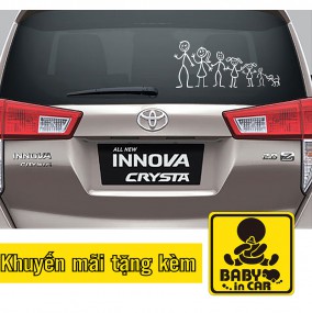 Miếng dán decal trang trí xe ô tô