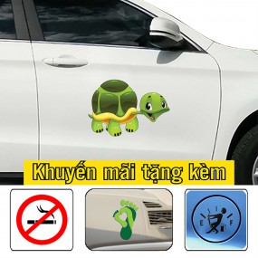 Miếng dán trang trí ô tô đáng yêu