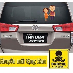 Miếng dán trang trí xe hơi đang yêu