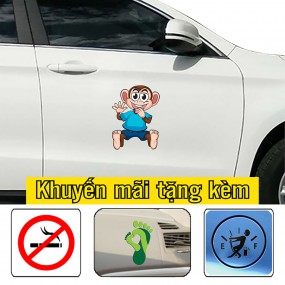 Sticker dán xe ô tô phong cách