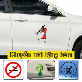 Sticker dán xe ô tô phong cách