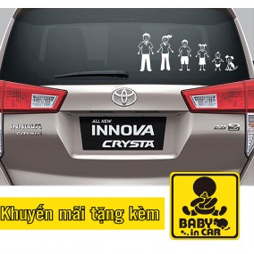 Sticker trang trí xe hơi phong cách