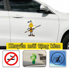Sticker trang trí xe hơi phong cách
