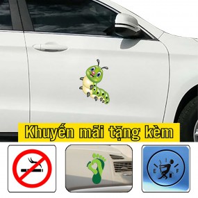 Tem dán sườn xe hơi độc đáo