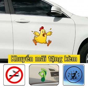 Tem dán sườn xe hơi độc đáo
