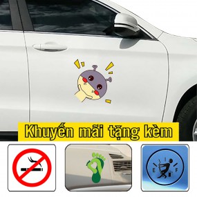 Tem dán sườn xe hơi độc đáo