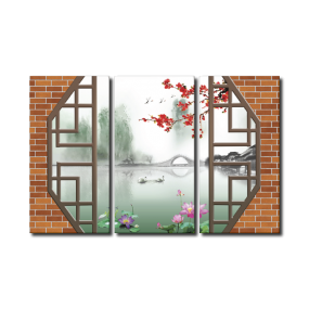 Tranh 3D treo tường Khung Trời Ảo Mộng