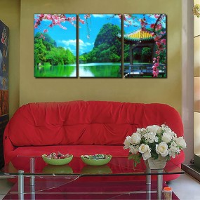 Tranh bộ nhiên nhiên phòng khách