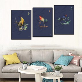 Tranh chim chóc ghép mảnh POST3-337