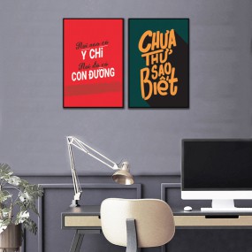 Tranh cổ động Cuộc sống là không chờ đợi