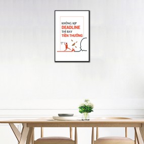 Tranh cổ động hiện đại Sống có mục tiêu
