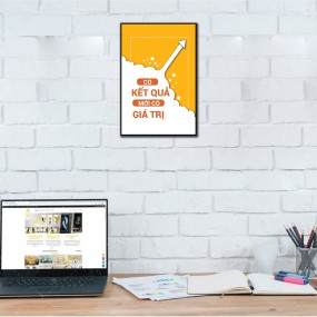 Tranh cổ động hiện đại Sống có mục tiêu