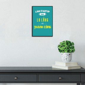 Tranh cổ động Làm việc chăm chỉ