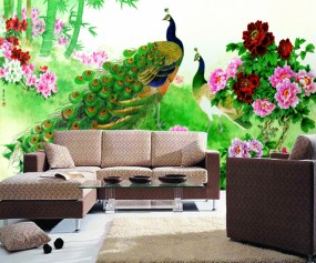 Tranh dán tường Chim Cảnh