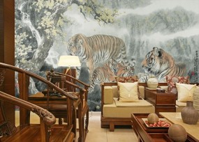 Tranh dán tường Chúa Sơn Lâm