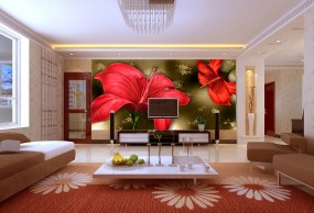 Tranh dán tường Hoa Lưu Ly