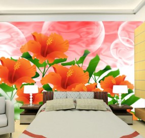 Tranh dán tường Hoa LyLy