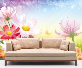 Tranh dán tường Hoa Nghệ Thuật