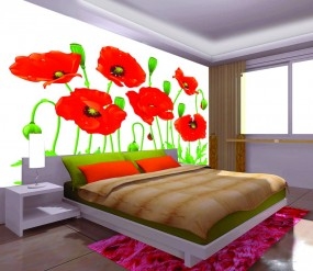 Tranh dán tường Hoa Tươi