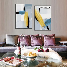 Tranh đẹp hiện đại vết màu
