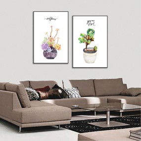 Tranh đẹp trang trí cây lá mộc mạc