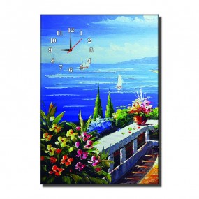 Tranh Đồng Hồ Cảnh Biển