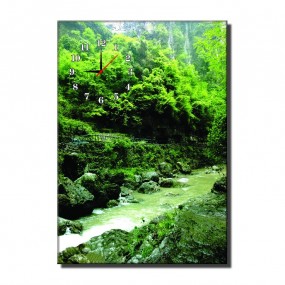 Tranh Đồng Hồ Suối Nước