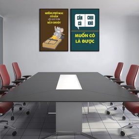 Tranh động lực chìa khóa thành công