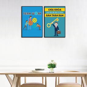 Tranh động lực chìa khóa thành công