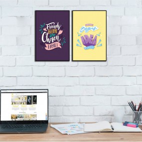Tranh động lực chữ tiếng anh