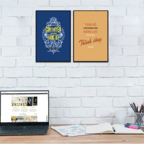 Tranh động lực Quyết liệt tạo Thành công
