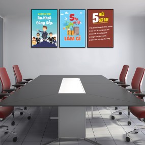 Tranh hiện đại công sở 5 điều sếp dạy