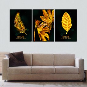 Tranh hiện đại lá vàng nature cực đẹp