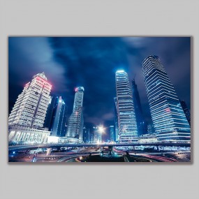 Tranh hiện đại treo cầu thang cực đẹp