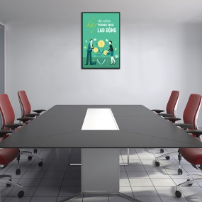 Tranh khẩu hiệu Bức phá để thành công