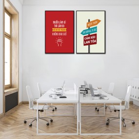 Tranh khẩu hiệu Bức phá để thành công