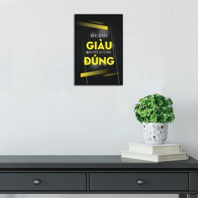 Tranh khẩu hiệu văn phòng độc đáo