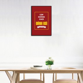 Tranh khẩu hiệu văn phòng độc đáo