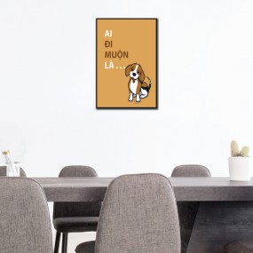 Tranh khẩu hiệu văn phòng hài hước